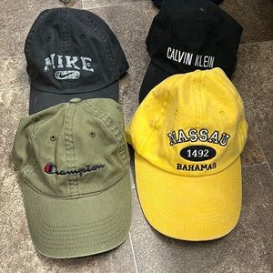 SET OF 4 hats